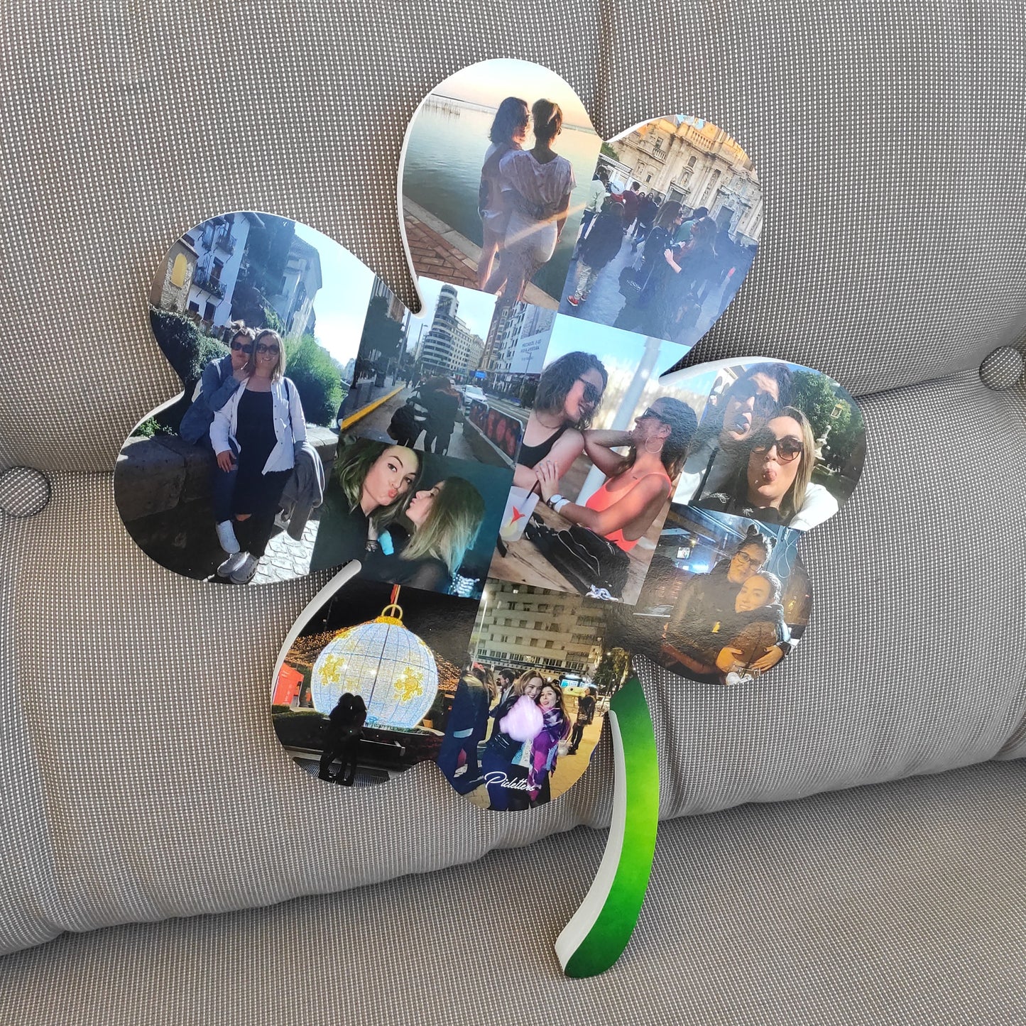 Trébol con fotografías