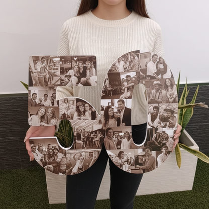 Números con fotografías CIFRAS UNIDAS