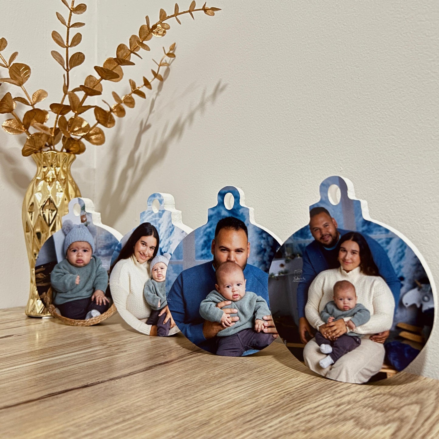 Bolas árbol de Navidad con foto (pack 8 unidades)