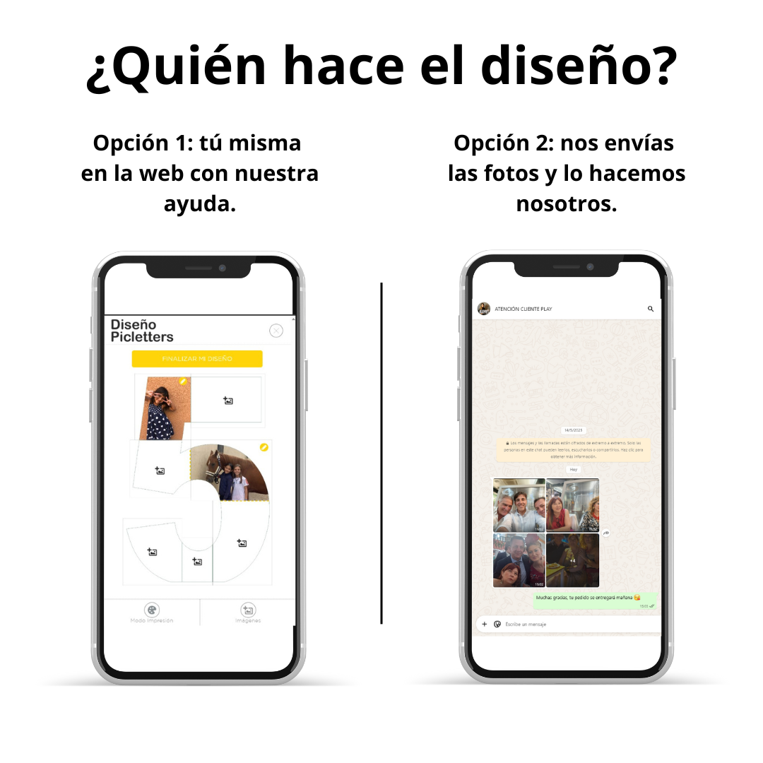 Números con fotografías CIFRAS UNIDAS