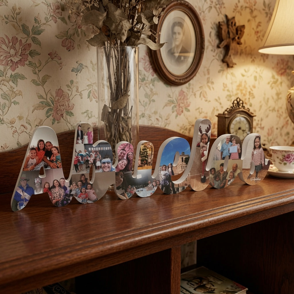 Abuelos con fotografías