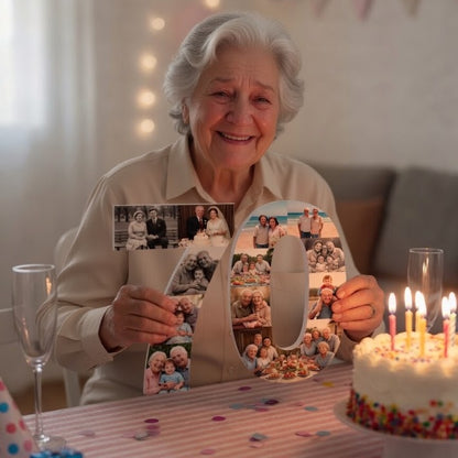 Número con Fotos Personalizado 3D - Una o Dos Cifras Sueltas